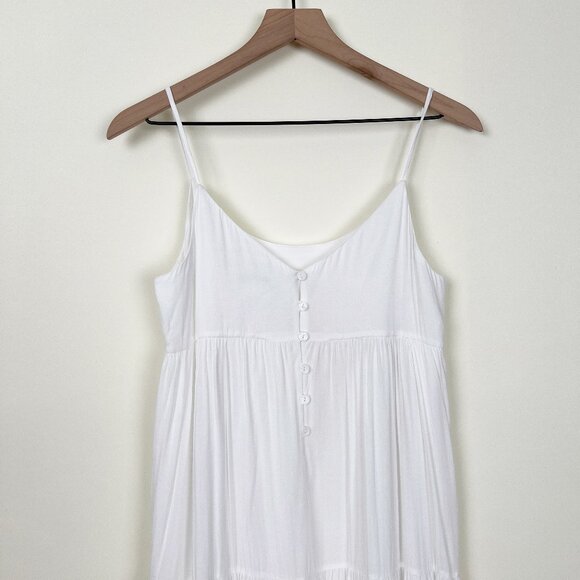 Club Monaco Julidi Midi Dress Tiered Flowy Wedding Bridal Engagement Baby Shower - Picture 4 of 8